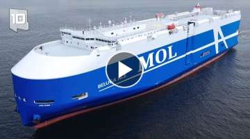 10 Largest Ro Ro Ships in the World - Vehicle Carriers