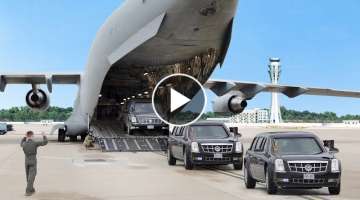 How the US is Transporting the World's Most Secure President Convoy