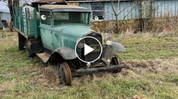 Will it run and drive after 30 plus years 1931 ford model aa 1 1/2 ton truck
